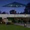 Best Choice Products 9ft Deep Square Solar LED Lighted Patio Umbrella w/ Faux Wood Texture, UV-Resistant
